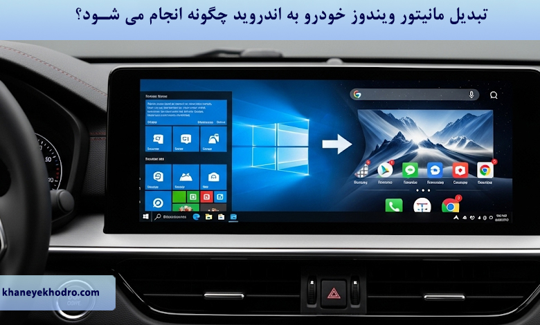 تبدیل مانیتور ویندوز خودرو به اندروید چگونه انجام می شود؟