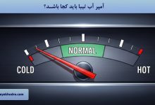 آمپر آب تیبا باید کجا باشد؟