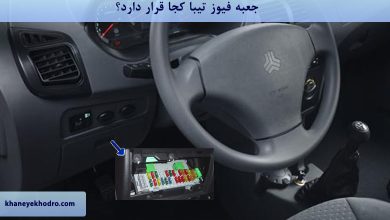 جعبه فیوز تیبا کجا قرار دارد؟
