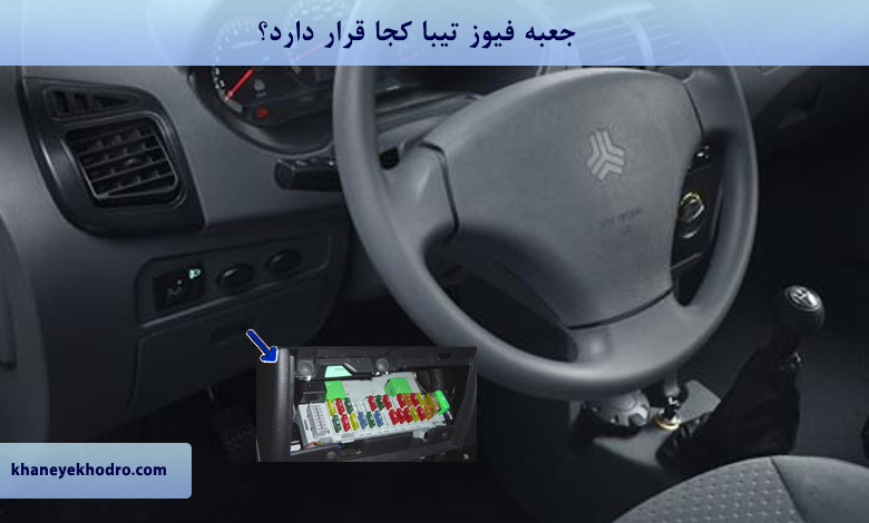 جعبه فیوز تیبا کجا قرار دارد؟