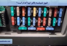 فیوز شیشه بالابر تیبا کدام است؟