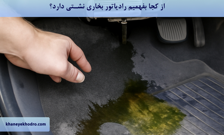 از کجا بفهمیم رادیاتور بخاری نشتی دارد؟