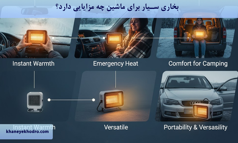 بخاری سیار برای ماشین چه مزایایی دارد؟