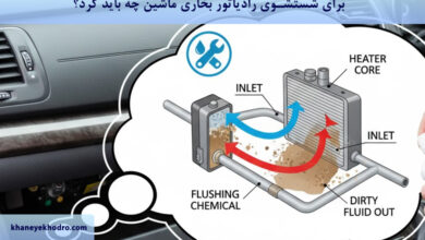 برای شستشوی رادیاتور بخاری ماشین چه باید کرد؟