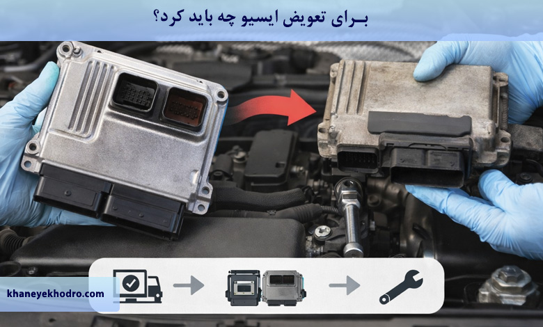 برای تعویض ایسیو چه باید کرد؟