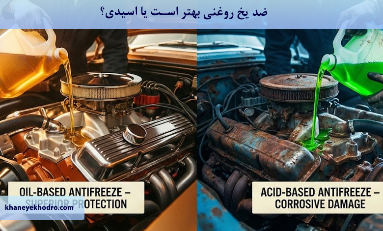 ضد یخ روغنی بهتر است یا اسیدی؟