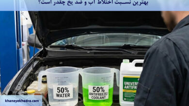 بهترین نسبت اختلاط آب و ضد یخ چقدر است؟